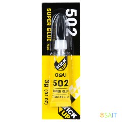 Клей универсальный Deli Super E7146 3гр прозрачный блистер