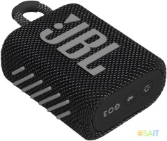 Колонка порт. JBL GO 3 черный 4.2W 1.0 BT 10м (JBLGO3BLKAM)