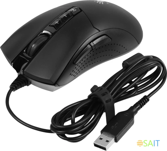 Мышь A4Tech Bloody ES9 черный оптическая 6200dpi USB 7but