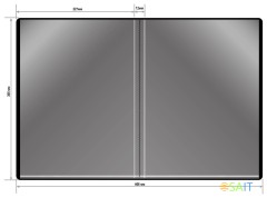 Папка с 20 прозр.вклад. Silwerhof Perlen 292921-74 A4 0.8мм карман синий металлик