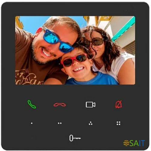 Видеодомофон HiWatch VDP-H2111W черный