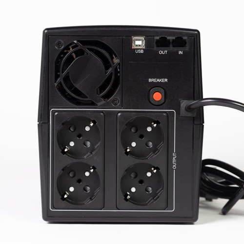 ИБП ЮНИОР СМАРТ 1200, 1200/720 ВА/Вт, LCD, USB, RJ11/RJ45, SCHUKOx3 Импульс JS12223