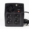 ИБП ЮНИОР СМАРТ 1200, 1200/720 ВА/Вт, LCD, USB, RJ11/RJ45, SCHUKOx3 Импульс JS12223
