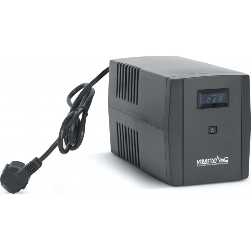 ИБП ЮНИОР СМАРТ 1200, 1200/720 ВА/Вт, LCD, USB, RJ11/RJ45, SCHUKOx3 Импульс JS12223
