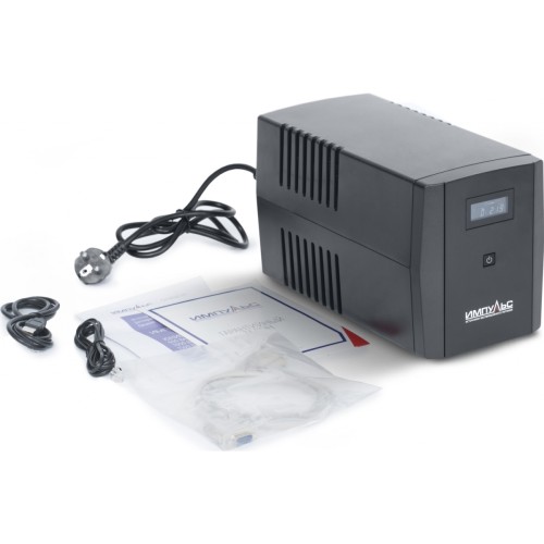 ИБП ЮНИОР СМАРТ 1200, 1200/720 ВА/Вт, LCD, USB, RJ11/RJ45, SCHUKOx3 Импульс JS12223