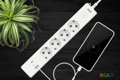 Сетевой удлинитель Powercube PC-6-2M 1.9м (4 розетки) белый (коробка)