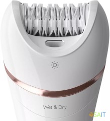 Эпилятор Philips BRE730/10 скор.:2 насад.:5 белый