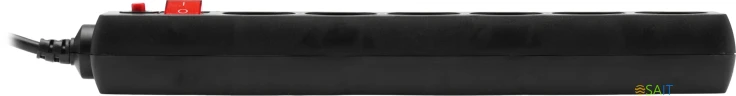 Сетевой фильтр Buro 600SH-16-5-B 5м (6 розеток) черный (коробка)