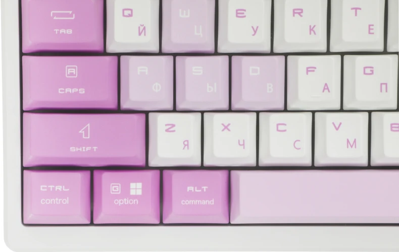 Клавиатура MSI Forge GK600 механическая белый/фиолетовый USB беспроводная BT/Radio Multimedia for gamer LED (S11-43RUQ01-HH9) кабель 1.8м