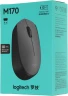 Мышь Logitech M170 серый/черный оптическая 1000dpi беспров. USB 2but (910-004646)