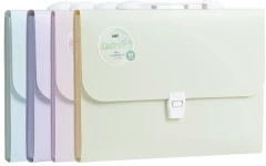 Папка-портфель Deli Colorful EF612 7 отдел. A4 полипропилен ассорти