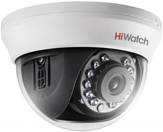 Камера видеонаблюдения аналоговая HiWatch DS-T591(C) (2.8 mm) 2.8-2.8мм HD-CVI HD-TVI цв. корп.:белый