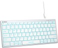 Клавиатура A4Tech Fstyler FX61 белый USB slim LED (FX61 WHITE)
