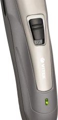 Машинка для стрижки Vitek VT-2572 графитовый 3Вт (насадок в компл:2шт)