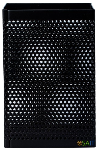 Подставка Deli E908 для письменных принадлежностей черный металл сетка