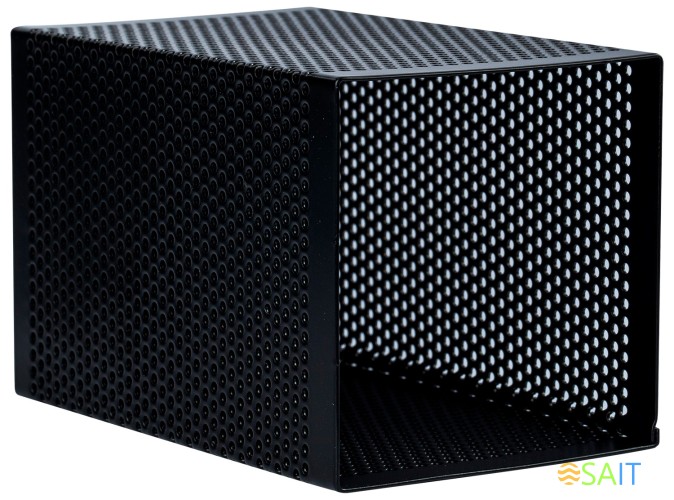 Подставка Deli E908 для письменных принадлежностей черный металл сетка