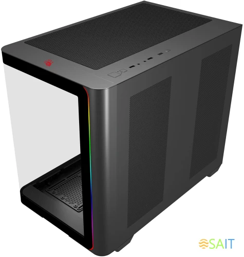 Корпус Bloody BD-CC113 черный без БП ATX 10x120mm 2xUSB3.0 audio bott PSU