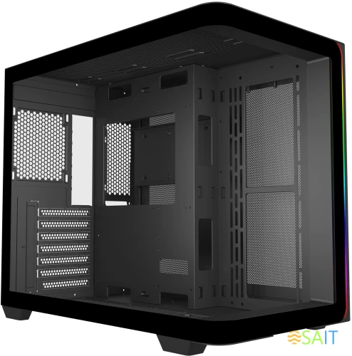 Корпус Bloody BD-CC113 черный без БП ATX 10x120mm 2xUSB3.0 audio bott PSU