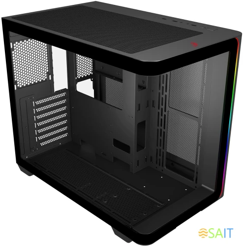 Корпус Bloody BD-CC113 черный без БП ATX 10x120mm 2xUSB3.0 audio bott PSU