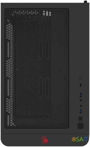 Корпус Bloody BD-CC113 черный без БП ATX 10x120mm 2xUSB3.0 audio bott PSU