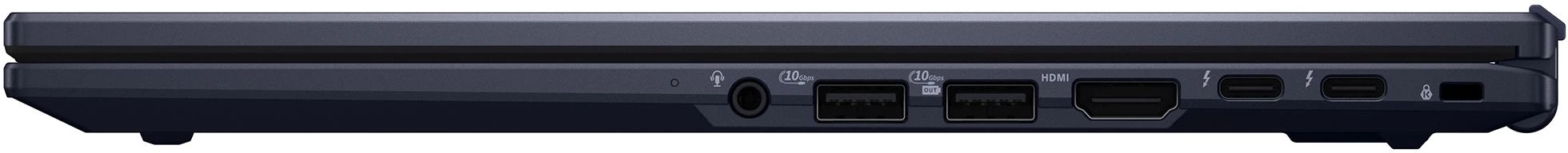 Ноутбук Asus ExpertBook B5 B5404CMA-QN0401X Core Ultra 7 155U 16Gb SSD1Tb Intel Graphics 14" IPS WQXGA (2560x1600) Windows 11 Pro black WiFi BT Cam (90NX06R1-M00EB0)