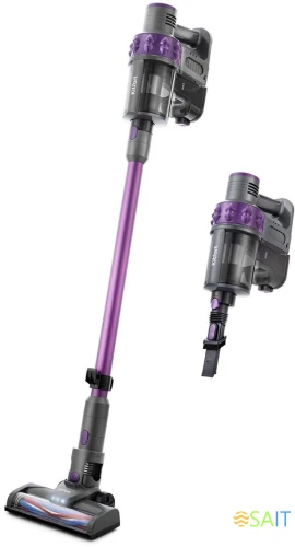 Пылесос ручной Kitfort КТ-573 150Вт черный/фиолетовый