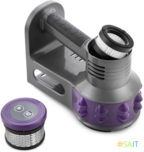 Пылесос ручной Kitfort КТ-573 150Вт черный/фиолетовый