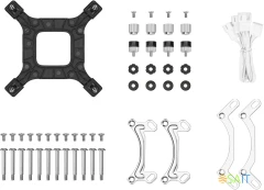 Система водяного охлаждения Deepcool LE360 WH V2 ARGB Soc-AM5/AM4/1200/1700/1851 белый 4-pin 19-31.6dB Al 250W 1632gr Ret (R-LE360-WHAMMN-G-2)