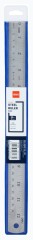 Линейка Deli Essential Metal 8463 сталь нержавеющая дл.30см ассорти