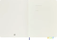 Блокнот Moleskine CLASSIC SOFT QP621B42 XLarge 190х250мм 192стр. линейка мягкая обложка голубая гортензия