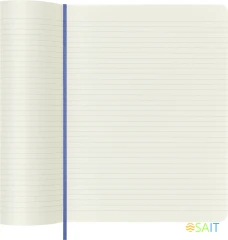 Блокнот Moleskine CLASSIC SOFT QP621B42 XLarge 190х250мм 192стр. линейка мягкая обложка голубая гортензия