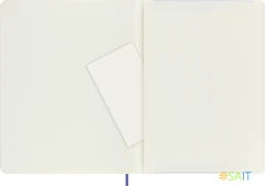 Блокнот Moleskine CLASSIC SOFT QP621B42 XLarge 190х250мм 192стр. линейка мягкая обложка голубая гортензия