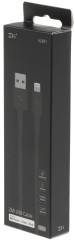 Кабель ZMI AL881 USB (m)-Lightning (m) 2м черный коробка (упак.:1шт)