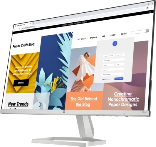 Монитор HP 23.8" Series 5 524sf черный IPS LED 5ms 16:9 HDMI 300cd 178гр/178гр 1920x1080 VGA FHD 5.75кг