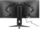 Монитор GMNG 34" Gaming GM-34C11W черный VA LED 2ms 21:9 HDMI M/M матовая HAS Piv 4000:1 300cd 178гр/178гр 3440x1440 165Hz G-Sync FreeSync DP 2K 8.57кг