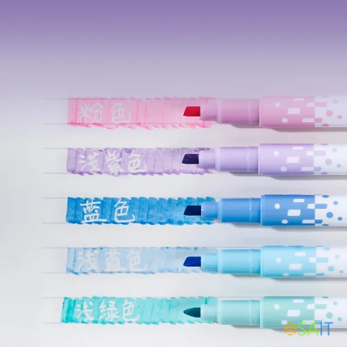 Набор текстовыделителей Deli SK216 скошенный пиш. наконечник 5цв. ассорти коробка картонная (5шт.)