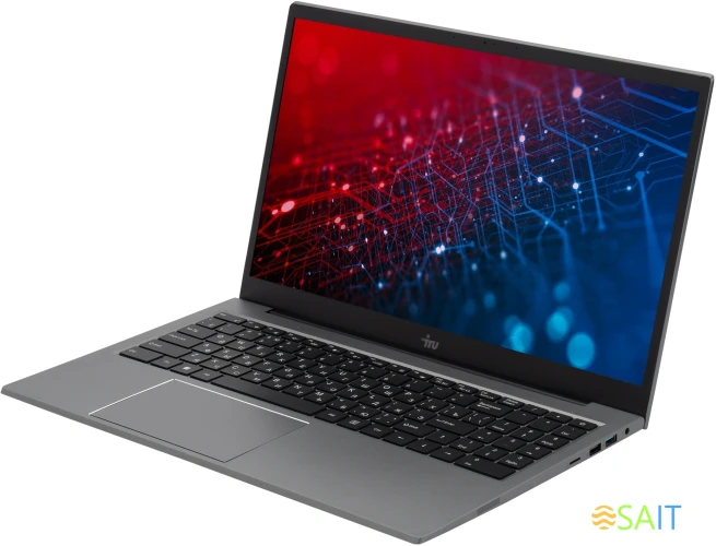 Ноутбук IRU Planio 15INPR N-series N100 16Gb SSD512Gb Intel UHD Graphics 15.6" IPS FHD (1920x1080) без ОС grey WiFi BT Cam 5000mAh (2081105)