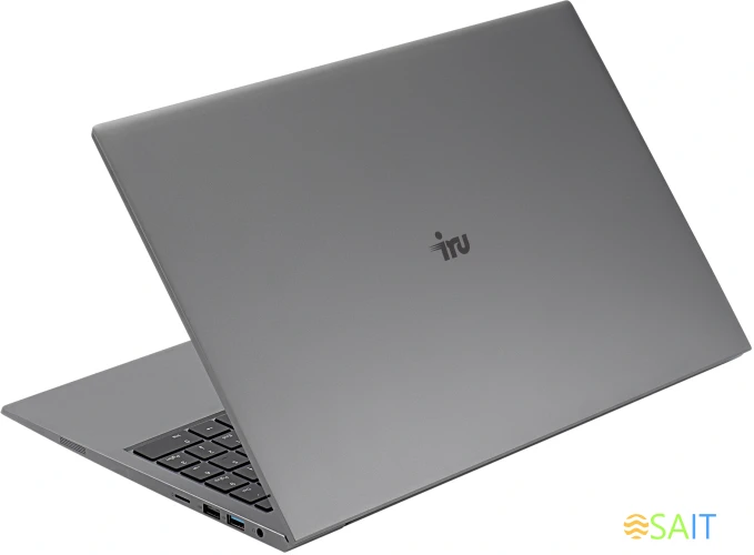 Ноутбук IRU Planio 15INPR N-series N100 16Gb SSD512Gb Intel UHD Graphics 15.6" IPS FHD (1920x1080) без ОС grey WiFi BT Cam 5000mAh (2081105)