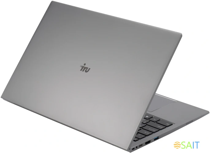 Ноутбук IRU Planio 15INPR N-series N100 16Gb SSD512Gb Intel UHD Graphics 15.6" IPS FHD (1920x1080) без ОС grey WiFi BT Cam 5000mAh (2081105)