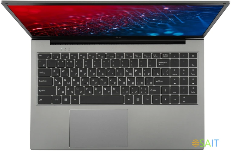 Ноутбук IRU Planio 15INPR N-series N100 16Gb SSD512Gb Intel UHD Graphics 15.6" IPS FHD (1920x1080) без ОС grey WiFi BT Cam 5000mAh (2081105)