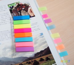 Закладки самокл. индексы пластиковые Stick`n 21401 8x45мм 8цв.в упак. 20лист европодвес