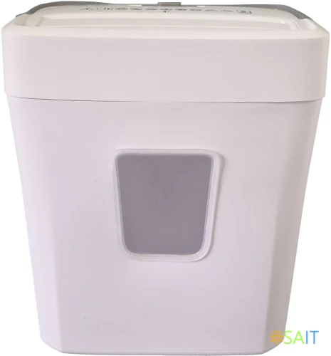 Шредер Cactus CS-SH-C5 белый (секр.P-4) фрагменты 10лист. 21лтр. скрепки скобы пл.карты