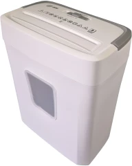 Шредер Cactus CS-SH-C5 белый (секр.P-4) фрагменты 10лист. 21лтр. скрепки скобы пл.карты