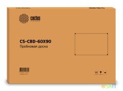 Доска пробковая Cactus CS-CBD-60X90 пробковая коричневый 60x90см алюминиевая рама пробка/алюминий