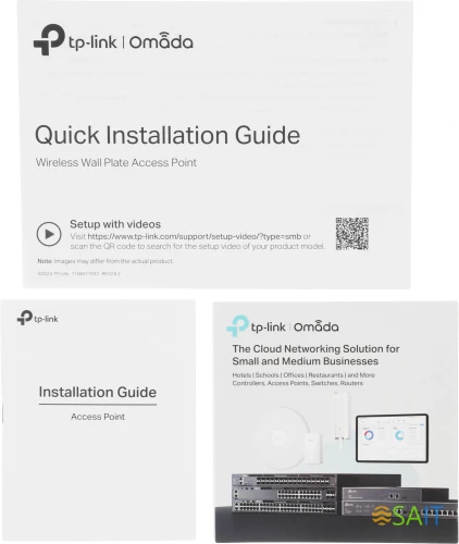 Точка доступа TP-Link EAP235-Wall AC1200 10/100/1000BASE-TX белый