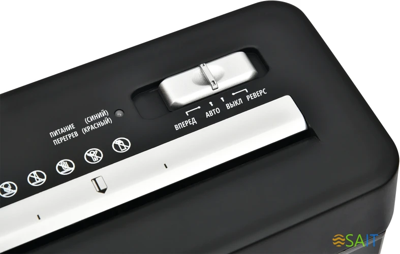 Шредер Buro Home BU-S600 черный (секр.Р-1) ленты 6лист. 10лтр. пл.карты