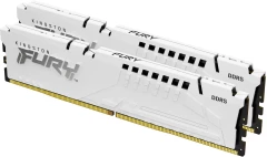 Память DDR5 2x16GB 5600MHz Kingston KF556C36BWEK2-32 Fury Beast White Expo RTL Gaming PC5-44800 CL36 DIMM 288-pin 1.25В kit single rank с радиатором Ret