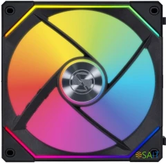 Вентилятор для корпуса Lian-Li Uni Fan SL-INF 140 ARGB 140х140x28 черный 4-pin 28.6дБ (G99.14SLIN1B.00) Ret