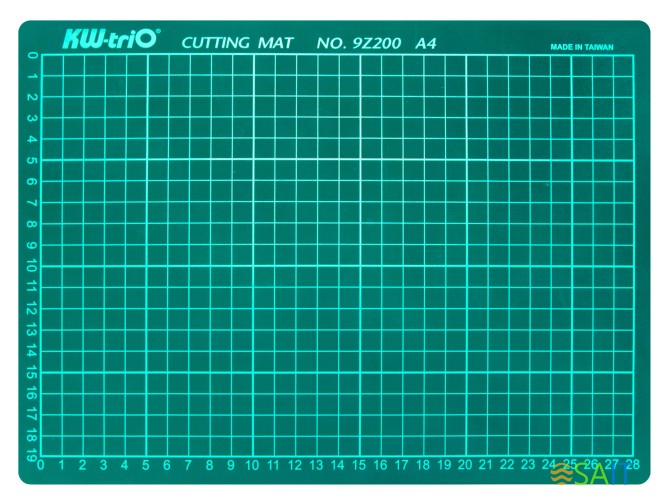 Подкладка для резки Kw-Trio 9Z200 A4 300х220мм зеленый