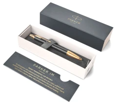 Ручка шариков. Parker IM Premium K323 (1931667) Black GT M син. черн. подар.кор.